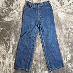 Vintage Women's Calvin Klein Size 12 Stright Dark Wash Jeans Five Pocket